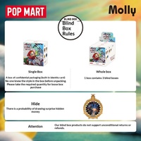 Vente en gros de figurines authentiques POPMART MOLLY 20ème anniversaire, série Time Rotation, boîte mystère, figurines de collection exquises, parfaites