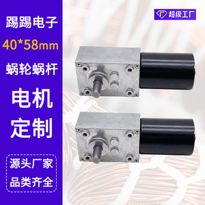 ผู้ผลิตจัดหา มอเตอร์ไร้แปรงถ่าน 12V/24V DC, ตัวลดความเร็วแบบเกียร์หนอนไร้แปรงถ่านพร้อมฟังก์ชันล็อคตัวเอง - Product Image 5