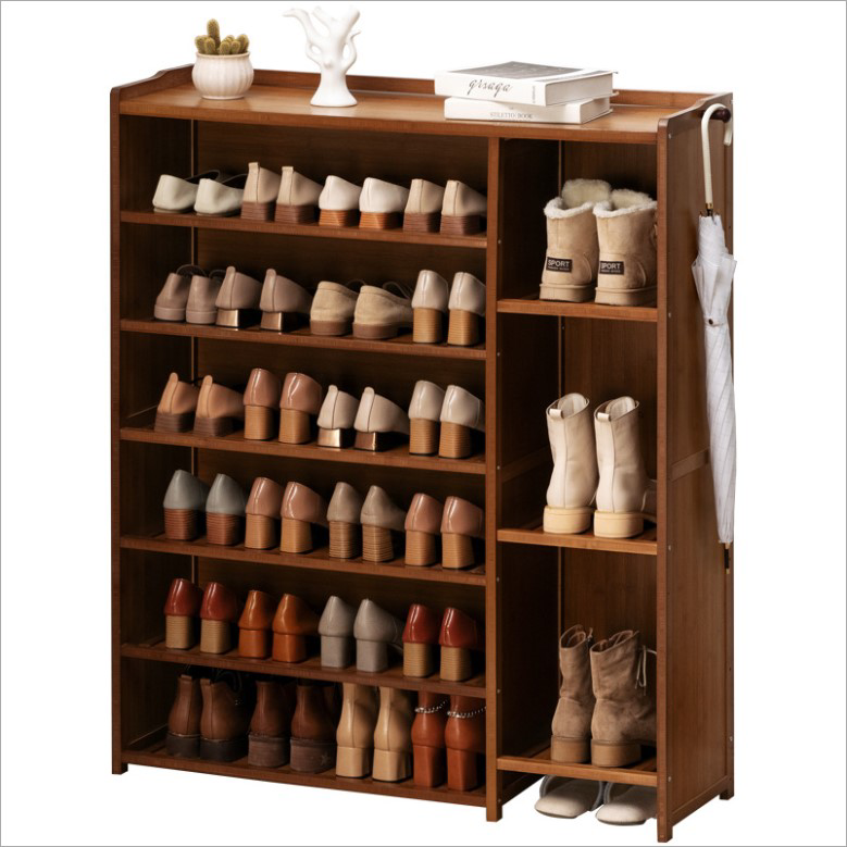 Wood Shoes Rack Cabinet Storage Organizer