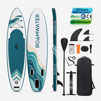 Planche de paddle gonflable avec logo personnalisé et noyau en Drop Stitch de qualité supérieure pour les sports nautiques et les activités aquatiques en plein air
