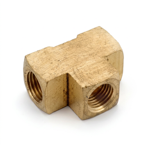 Raccord de tuyauterie en laiton, barre en T AOL-024(SAE) # 130438) - Product Image 2