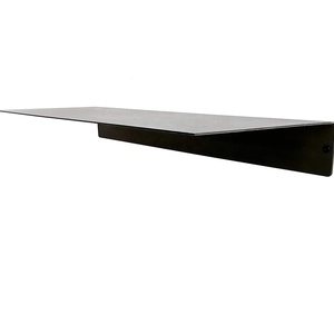 Gesmeed Ruwe Staal Aanpasbare Kleur Lineaire Drijvende Plank Industriële Zware Metalen Wandmontage Moderne Rustieke Boerderij - Product Image 1