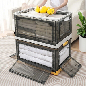 Hot Bán Nhà Sử Dụng Stackable Có Thể Tháo Rời Quần Áo Lưu Trữ Hộp Lớn Và Mạnh Mẽ Hộp Lưu Trữ Cho Vải Quilt - Product Image 2