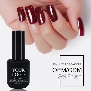 Vernis à ongles en gel personnalisé KUDAN 15ml, gel UV LED à retirer par trempage, haute brillance, séchage rapide, non toxique, DIY, salon, marque privée, OEM, vente en gros - Product Image 1
