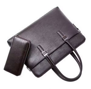 Muestra gratuita de bolso bandolera de oficina, maletín de poliéster PU, bolso de negocios para hombre - Product Image 4