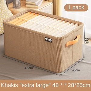 Cesto Portaoggetti di Alta Qualità con Struttura Metallica Quadrata, Scatola per Armadio, Organizzatore per Vestiti e Pantaloni, per Dormitorio e Casa - Product Image 6