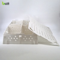 Boîte de transport pour poussins durable, écologique et recyclable - Boîte en PP ondulé certifiée, imperméable et imprimée en flexographie