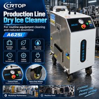 Machine de nettoyage à la glace sèche Crtop pour l'entretien des lignes de production et le nettoyage des surfaces des équipements industriels