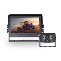 Sistema de cámara de visión trasera HD para coche, pantalla IPS de 7 pulgadas, marcha atrás, autobús escolar, camión, resistente