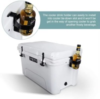 Porte-gobelets isotherme Feiya en métal, PE 50L, écologique, moderne, portable, rotatif, résistant à l'eau