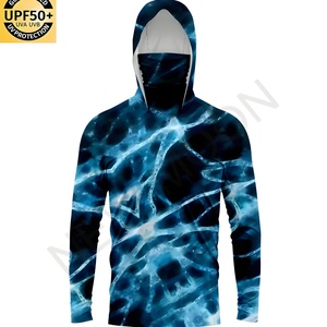 เสื้อฮู้ดดี้กันแดด UPF50+ แห้งเร็ว ประสิทธิภาพสูง สำหรับตกปลา สวมใส่สบาย แขนยาว ลายพราง สำหรับผู้ชาย - Product Image 4