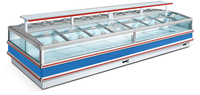 Commercial Buffet Construit En Fruits De Mer Glace Table D'affichage