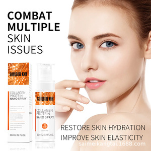 Semprotan Nano Kolagen Lintas Batas Melembapkan Menghidrasi Mengencangkan Cairan Asli untuk Perawatan Kulit Menenangkan Energi - Product Image 2