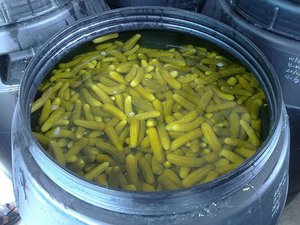 Việt đóng hộp thực phẩm ngâm dưa chuột/Dưa chuột muối trong lọ 720ml 500ml - Product Image 2