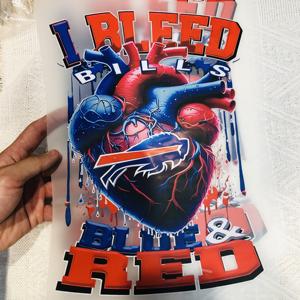 美式足球队t恤防水可洗耐用热铁转印织物用制成耐用宠物材料 - Product Image 2