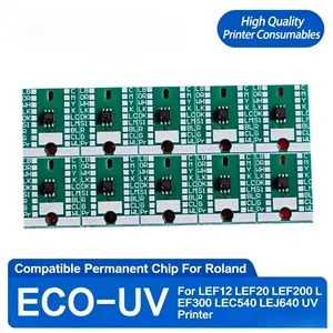 1 pièce de puce de cartouche d'<span class=keywords><strong>encre</strong></span> permanente pour imprimante UV Roland ECO UV EUV EUV2 EUV3 EUV4 EUV5 LEF12 LEF20 LEF200 LEF300 LEC540 LEJ640 - Product Image 1