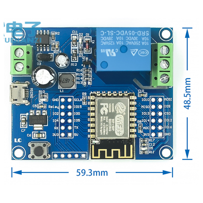 ESP8266 DC5-80V Wi-Fi релейный модуль вещи умный дом переключатель с дистанционным управлением с помощью приложения на телефоне ESP-12F модуль