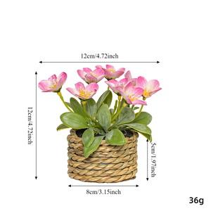 Flores Artificiales en Maceta, Narcisos, Plantas Decorativas para el Hogar, Decoración para Restaurantes, Soportes de Exhibición - Product Image 5