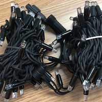 Guirnalda de Luces LED Atenuables IP67 de 10M 50M 100M con Cable de Goma Verde, Luz Blanca Cálida Multi CCT, AC 110V, para Decoración Comercial de Árboles y Edificios