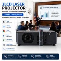 Projecteur laser 3LCD 7200 ANSI Lumens Wuxga pour salle sécurisée gouvernementale