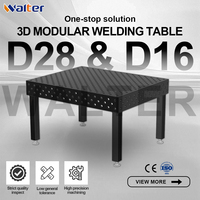 Table de soudage 3D D28 D16 Série avec traitement nitruré, kits d'outils ISO CE