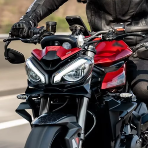 Para <span class=keywords><strong>Triumph</strong></span> <span class=keywords><strong>Street</strong></span> <span class=keywords><strong>Triple</strong></span> 765 RS 765 <span class=keywords><strong>S</strong></span> 2017-2025 accesorios de motocicleta alerón de ala fija Downforce carenado de hoja delantera - Product Image 6