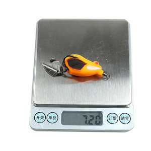 BUBBA タイスタイル ダブルスパンコールフロッグ 4.5cm/7.2g、改造・強化フック付き、ブラックマーケット輸出用フロッグ、在庫あり。 - Product Image 3