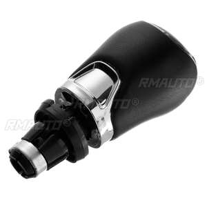 5/6 Speed <b>Gear</b> Shift <b>Knob</b> PU Leather Gaiter Boot <b>Cover</b> for Skoda for Octavia A7 MK3 2013-2017 Car Shifter Lever <b>Gear</b> Stick - Product Image 4