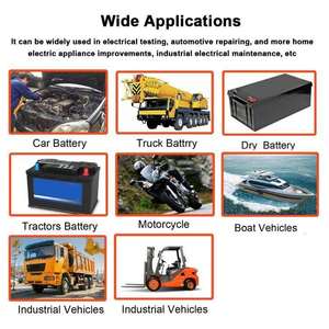 Автомобильный тестер цепей с вольтметром 1-75В DC, индикатор напряжения и полярности, электрический тестер-ручка - Product Image 6