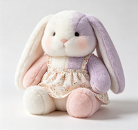 Peluche Lapin Mignon à Oreilles Tombantes Style Ins Personnalisé, Doux et Chaud, Compagnon en Peluche pour Cadeau et Décoration
