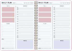 Myway 2026 Daily <strong>Planner</strong> <strong>Hourly</strong> Schedules Appointment <strong>Planner</strong> Undated with To-Do List, Meals, Notes 10"X7.3", Flexible Cover - Product Image 3
