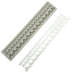 رائعة اللؤلؤ شكل كعكة تزيين قالب من السيليكون فندان كعكة قوالب لعيد الميلاد الزفاف - Product Image 1