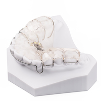 Activateur orthodontique dentaire, appareil fonctionnel amovible pour la répositionnement de la mâchoire chez l'enfant, dispositif médical en PMMA pour malocclusion