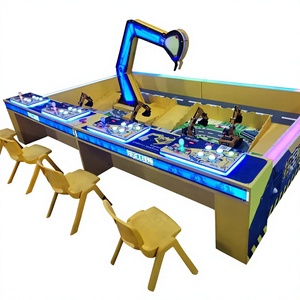 Indoor shopping mall children's remote control excavator <b>puzzle</b> game educational toy store equipment 4-person excavator - Product Image 1