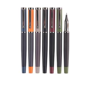 Morandi di alta qualità calligrafia metallo Gel penna in acciaio inox Business Gfit promozionale con Logo personalizzato