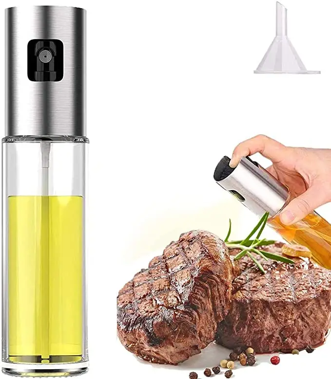 Bouteille d'huile d'olive en Spray pour cuisson, produit en pot de 100ml