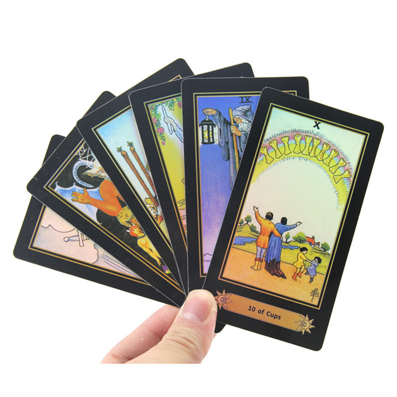 Высокое качество, популярная карта, поставщик из Шэньчжэня, пользовательская водонепроницаемая карта таро для подарка