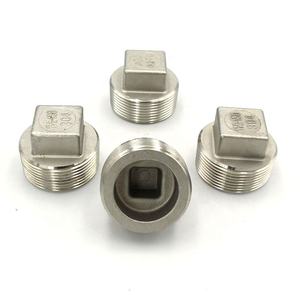 Raccord de <span class=keywords><strong>plomberie</strong></span> en acier inoxydable fileté NPT BSP, bouchon carré pour eau et huile, prix d'usine - Product Image 3