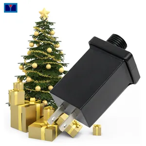 Kerstversiering Klasse 2 Voeding 12V Kerstboom Licht Adapter Ac Adapter 12V 05a Ip44 Voor Tuin Opblaasbare