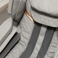 Silla de Masaje Corporal Completo Leercon Hot 4D Zero Gravity con Riel SL Extralargo y Control de Música, 24 Programas Automáticos