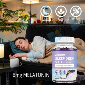 Gomitas de Magnesio SUNI OEM ODM de Marca Privada para un Sueño Profundo y Reparador, Suplemento con 5-HTP y <span class=keywords><strong>Melatonina</strong></span> para Hombres y Mujeres, Sueño Rápido - Product Image 4