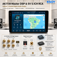 KSOY-12 Radio DVR Mobil Android Audio Mobil Android Layar Sentuh Universal Navigasi GPS Kamera 360 12+256G Wireless Carplay FM AM