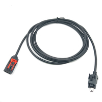 Cable Adaptador de Datos con Conector USB Mini Recto a Conector Macho HSAL-2 de 12 Pines para GM