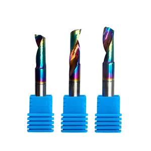Hot Bán Dlc Đầy Màu Sắc Lớp Phủ Duy Nhất Sáo End Mill Nhôm Phay Cutter Carbide <span class=keywords><strong>CNC</strong></span> Công Cụ Hợp Kim Cắt Router <span class=keywords><strong>Bit</strong></span> - Product Image 1