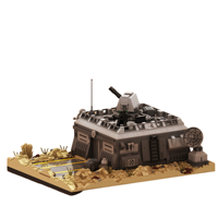 Set Mainan Balok Bangunan Amazing Block 90010 2386PCS Galactic Frontline Barrack Model Teknis Plastik Modern Hadiah Festival