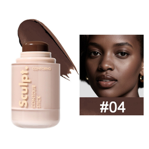 Barra de Contorno en Crema de 8 Tonos, Barra de <span class=keywords><strong>Bronceador</strong></span> para Sombrear el Rostro, Barra de Contorno Cremosa de Larga Duración, Mezclable e Impermeable - Product Image 3
