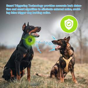 रिचार्जेबल स्मार्ट डॉग बार्क कंट्रोल कॉलर एडजस्टेबल बीप वाइब्रेशन और शॉक ट्रेनिंग कॉलर - Product Image 5