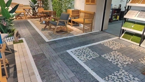 Dalles de pavage en pierre mosaïque de briques réfractaires extérieures, épaisseur 20 mm, antidérapantes, modernes, <span class=keywords><strong>pour</strong></span> jardin <span class=keywords><strong>extérieur</strong></span> - Product Image 6