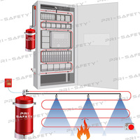 Système de protection incendie électrique Système automatique de suppression d'incendie à base de tubes DLP pour les armoires de batteries UPS et les panneaux électriques