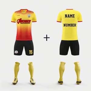 サッカージャージーカスタマイズ可能サッカージャージー23-24サッカーショーツ付き - Product Image 1